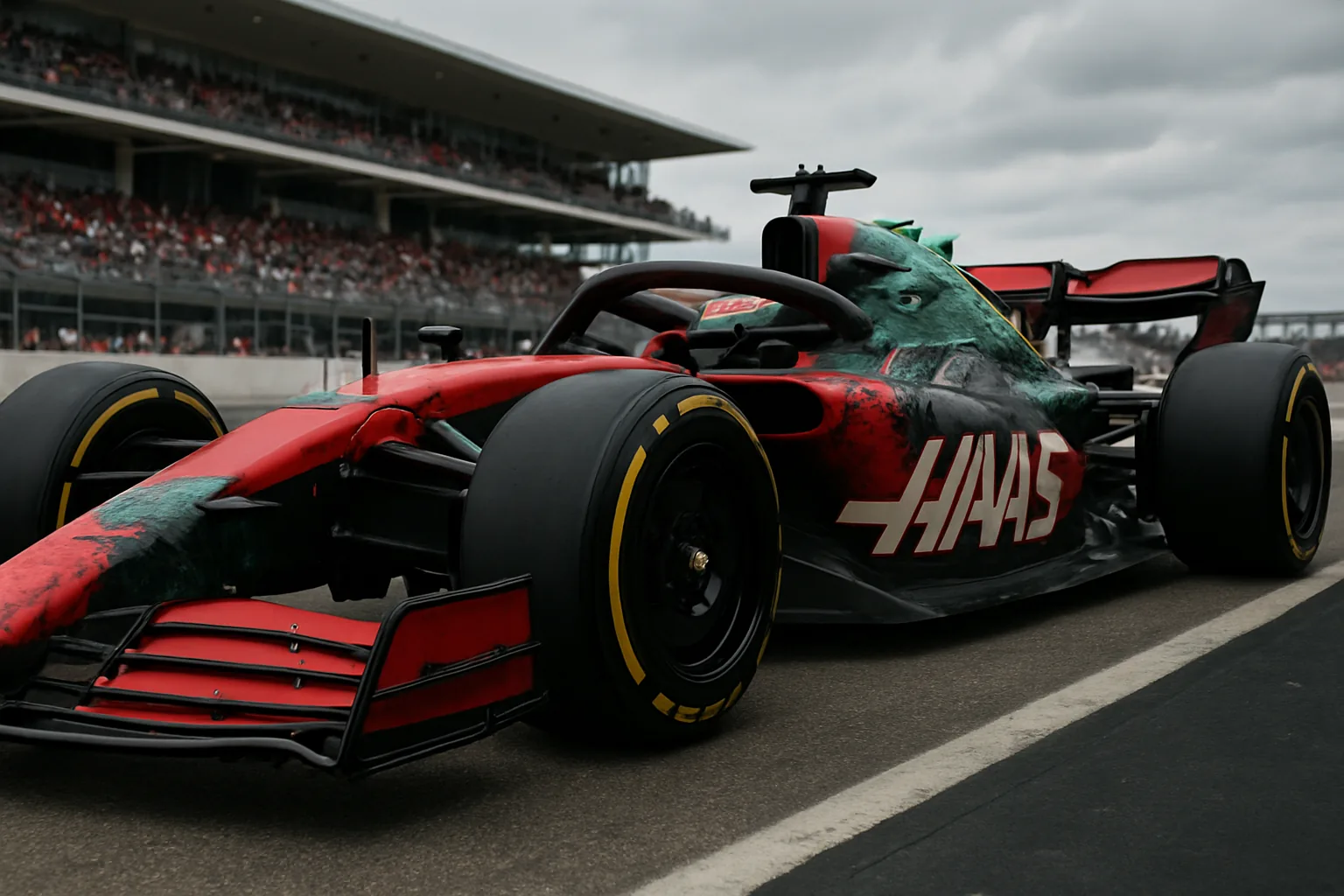 Haas torna con la livrea Godzilla ad Austin: il ritorno della special paint dopo il Giappone